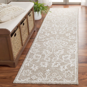 Safavieh Glamour 551 Hand Tufted  Rug Beige / Ivory 6' x 6' Round