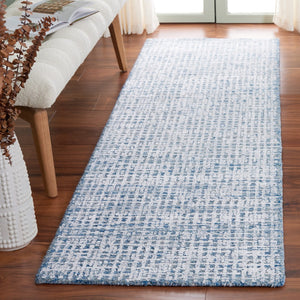 Safavieh Glamour Hand-tufted Area Rug – Chic Contemporary Design For Stylish Living Space Upgrade Blue ,Ivory 45% Viscose 40% Wool 15% Cotton With Latex Glm601m-4