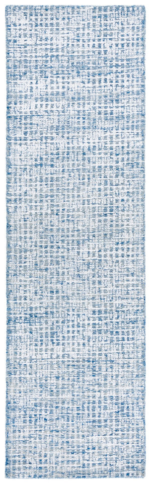 Safavieh Glamour Hand-tufted Area Rug – Chic Contemporary Design For Stylish Living Space Upgrade Blue ,Ivory 45% Viscose 40% Wool 15% Cotton With Latex Glm601m-4