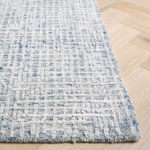 Safavieh Glamour Hand Tufted Area Rug - Luxurious Modern Design With Plush Comfort For Your Living Space Blue ,Ivory 45% Viscose 40% Wool 15% Cotton With Latex Glm601m-5