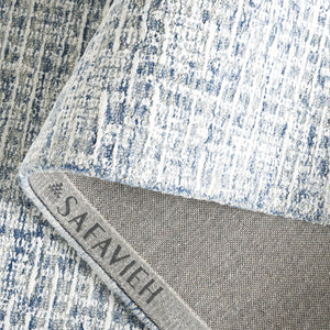 Safavieh Glamour Hand Tufted Area Rug - Luxurious Modern Design With Plush Comfort For Your Living Space Blue ,Ivory 45% Viscose 40% Wool 15% Cotton With Latex Glm601m-5