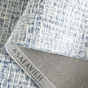 Safavieh Glamour Hand-tufted Area Rug – Chic Contemporary Design For Stylish Living Space Upgrade Blue ,Ivory 45% Viscose 40% Wool 15% Cotton With Latex Glm601m-4