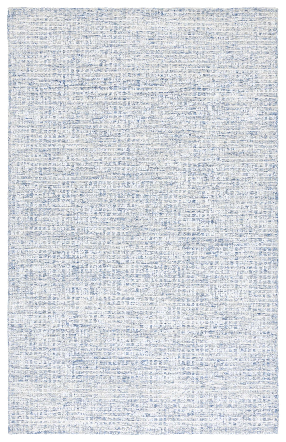 Safavieh Glamour Hand Tufted Area Rug - Luxurious Modern Design With Plush Comfort For Your Living Space Blue ,Ivory 45% Viscose 40% Wool 15% Cotton With Latex Glm601m-5