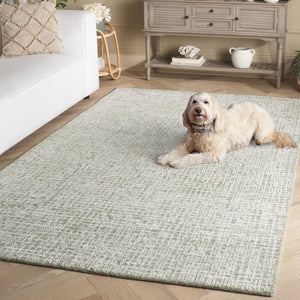 Safavieh Glamour Hand-tufted Area Rug – Chic Contemporary Design For Stylish Living Space Upgrade Sage ,Ivory 45% Viscose 40% Wool 15% Cotton With Latex Glm601w-4
