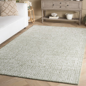 Safavieh Glamour Hand-tufted Area Rug – Chic Contemporary Design For Stylish Living Space Upgrade Sage ,Ivory 45% Viscose 40% Wool 15% Cotton With Latex Glm601w-4