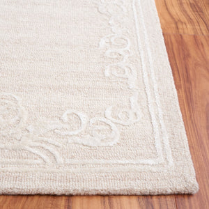 Safavieh Glamour 604 GLM604 Hand Tufted Antique Rug Light Brown / Ivory GLM604T-8