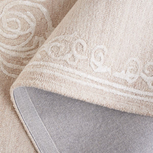 Safavieh Glamour 604 GLM604 Hand Tufted Antique Rug Light Brown / Ivory GLM604T-8