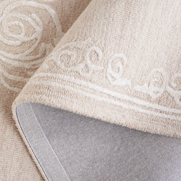 Safavieh Glamour 604 GLM604 Hand Tufted Antique Rug Light Brown / Ivory GLM604T-8