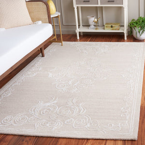 Safavieh Glamour 604 GLM604 Hand Tufted Antique Rug Light Brown / Ivory GLM604T-8
