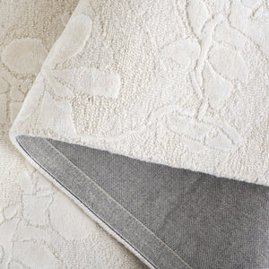 Safavieh Glamour Hand-Tufted Ivory Area Rug — Wool-Viscose-Cotton Blend, Low-Profile Elegance For Modern Spaces 8'-0" x 10'-0" GLM609A-8