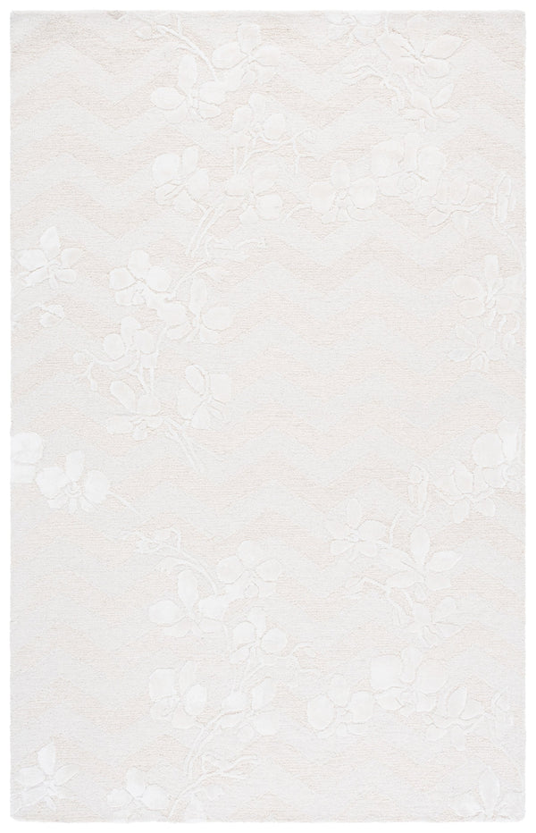 Safavieh Glamour Hand-Tufted Ivory Area Rug — Wool-Viscose-Cotton Blend, Low-Profile Elegance For Modern Spaces 8'-0" x 10'-0" GLM609A-8