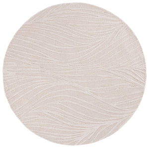 Safavieh Glamour Hand-Tufted Ivory Area Rug — Wool-Viscose-Cotton Blend, Low Profile, Timeless Modern Texture 6'-0" x 9'-0" GLM617A-6