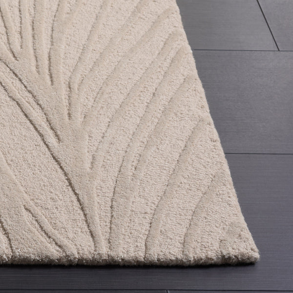 Safavieh Glamour Hand-Tufted Neutral Runner Rug — Low-Profile Wool Blend, Beige Ivory Elegance For Hallways 2'-3" x 8'-0" GLM617B-28