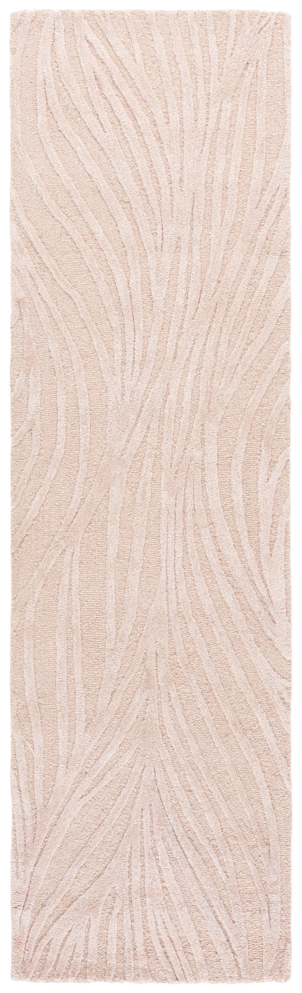 Safavieh Glamour Hand‑Tufted Light Pink Ivory Area Rug — Wool Blend Low Pile, Luxe Soft Texture For Living Rooms 9'-0" x 12'-0" GLM617U-9