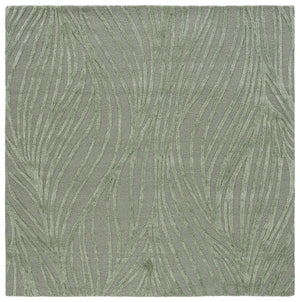 Safavieh Glamour Hand-Tufted Sage Green Wool Rug — Minimalist Solid Design, Plush 3/8" Pile, Ethically Made 6'-0" x 9'-0" GLM617W-6