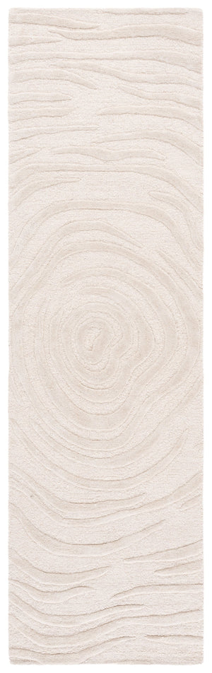 Safavieh Glamour Ivory Hand-Tufted Square Rug — 70% Wool Low-Pile Elegance With Subtle Viscose Sheen, Durable Comfort 6'-0" x 6'-0" GLM618A-6SQ