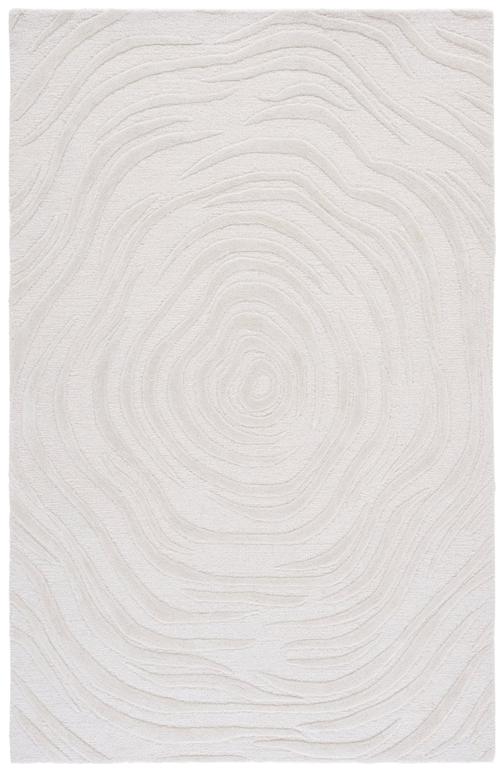 Safavieh Glamour Hand-Tufted Ivory Runner — Low-Profile Wool-Blend Durability With Subtle Sheen For Hallways 2'-3" x 8'-0" GLM618A-28