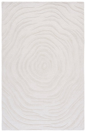 Safavieh Glamour Hand-Tufted Ivory Area Rug — 70% Wool Blend, Low-Profile Elegant Neutral For Living Rooms 5'-0" x 8'-0" GLM618A-5