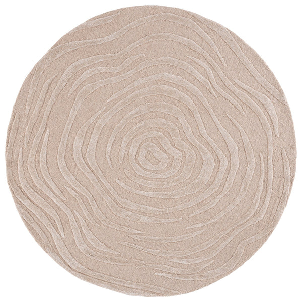 Safavieh Glamour Hand-Tufted Beige Area Rug 70% Wool Low Profile 3/8" Pile Elegant Minimalist DéCor Anchor 9'-0" x 12'-0" GLM618B-9