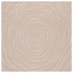 Safavieh Glamour Hand-Tufted Beige Area Rug — 70% Wool Blend, Low-Profile 3/8" Pile, Elegant Contemporary Plush 5'-0" x 8'-0" GLM618B-5
