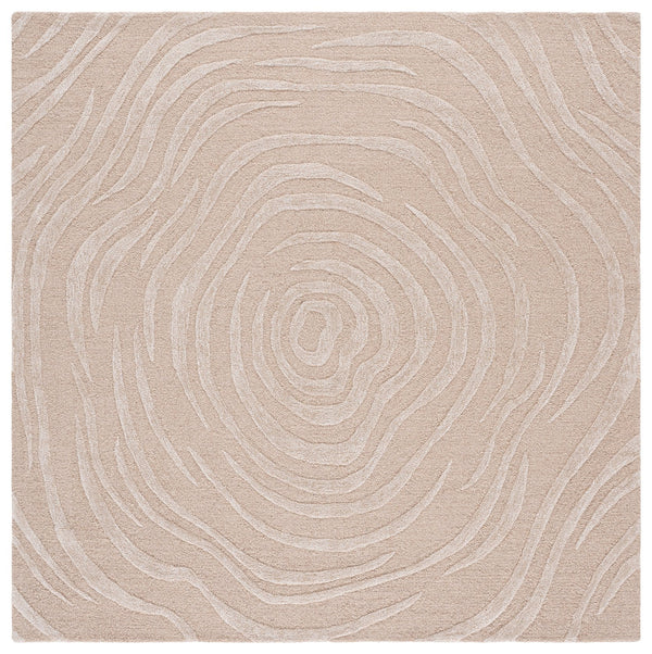 Safavieh Glamour Hand-Tufted Beige Area Rug 70% Wool Low Profile 3/8" Pile Elegant Minimalist DéCor Anchor 9'-0" x 12'-0" GLM618B-9