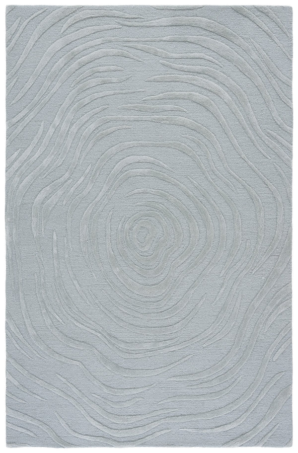 Safavieh Glamour Hand-Tufted Round Rug Light Grey — Wool-Viscose-Cotton Blend, Low-Profile Luxury For Living Spaces 6'-0" x 6'-0" GLM618F-6R