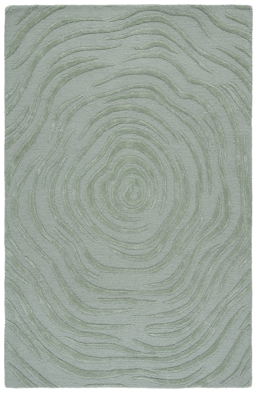 Safavieh Glamour Hand-Tufted Sage Green Area Rug — Soft Low-Pile Wool-Viscose Blend, Subtle Luster For Modern Spaces 4'-0" x 6'-0" GLM618W-4