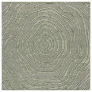 Safavieh Glamour Hand-Tufted Sage Green Area Rug — 70% Wool Natural Blend, Low-Profile Durable Comfort 8'-0" x 10'-0" GLM618W-8