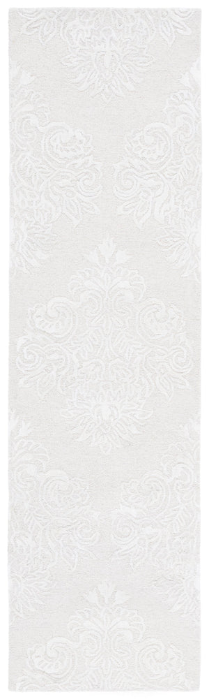 Safavieh Glamour Ivory Floral Runner Rug - Hand-tufted Elegance For Hallways And Entryways With Soft Comfort Ivory 60% Wool,30% Viscose,10% Cotton Glm619a-28