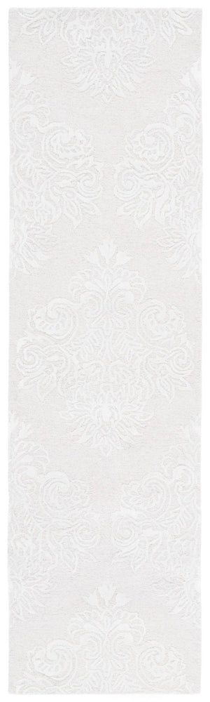 Safavieh Glamour Hand Tufted Floral Area Rug – Elegant Luxury For Cozy Spaces, Handcrafted In India, 60% Wool Ivory 60% Wool,30% Viscose,10% Cotton Glm619a-4