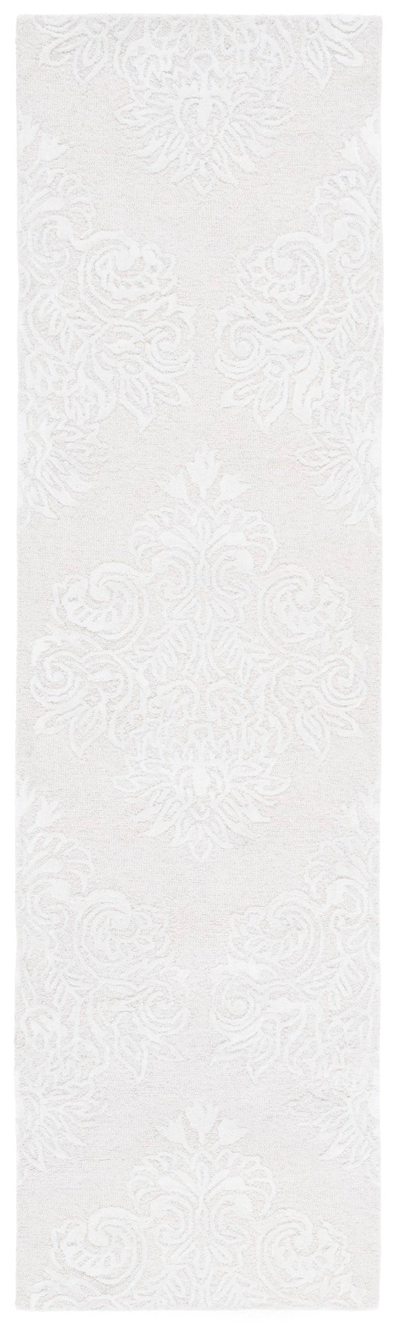 Safavieh Glamour Hand Tufted Floral Area Rug – Elegant Luxury For Cozy Spaces, Handcrafted In India, 60% Wool Ivory 60% Wool,30% Viscose,10% Cotton Glm619a-4