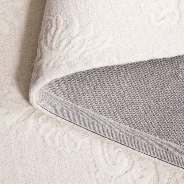 Safavieh Glamour Ivory Floral Runner Rug - Hand-tufted Elegance For Hallways And Entryways With Soft Comfort Ivory 60% Wool,30% Viscose,10% Cotton Glm619a-5