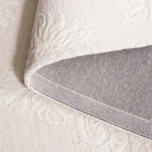 Safavieh Glamour Hand Tufted Floral Area Rug – Elegant Luxury For Cozy Spaces, Handcrafted In India, 60% Wool Ivory 60% Wool,30% Viscose,10% Cotton Glm619a-4