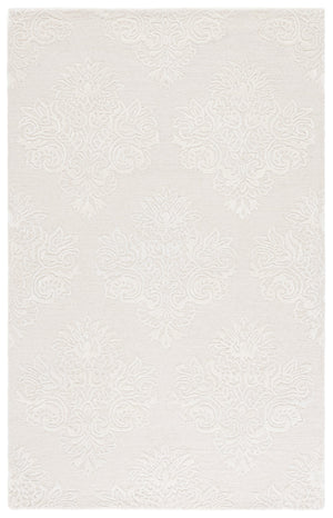 Safavieh Glamour Ivory Floral Runner Rug - Hand-tufted Elegance For Hallways And Entryways With Soft Comfort Ivory 60% Wool,30% Viscose,10% Cotton Glm619a-5
