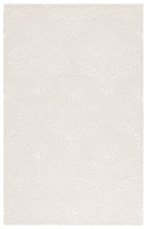 Safavieh Glamour Hand Tufted Floral Area Rug – Elegant Luxury For Cozy Spaces, Handcrafted In India, 60% Wool Ivory 60% Wool,30% Viscose,10% Cotton Glm619a-4