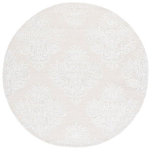 Safavieh Glamour Ivory Floral Runner Rug - Hand-tufted Elegance For Hallways And Entryways With Soft Comfort Ivory 60% Wool,30% Viscose,10% Cotton Glm619a-6r