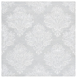 Safavieh Glamour Hand Tufted Floral Area Rug – Elegant Luxury For Cozy Spaces, Handcrafted In India, 60% Wool Light Blue ,Ivory 60% Wool,30% Viscose,10% Cotton Glm619l-4