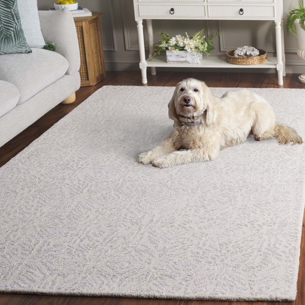 Safavieh Glamour Hand-tufted Runner Rug - Timeless Floral Elegance For Sophisticated Home Interiors Ivory 50% Wool,40% Viscose,10% Cotton Glm620a-5