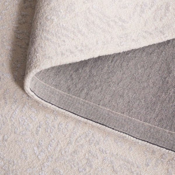 Safavieh Glamour Floral Hand Tufted Area Rug – Luxurious Ivory Design For Elegant Home Decor Solutions Ivory 50% Wool,40% Viscose,10% Cotton Glm620a-4