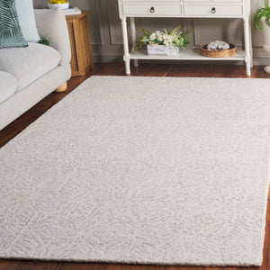 Safavieh Glamour Floral Hand Tufted Area Rug – Luxurious Ivory Design For Elegant Home Decor Solutions Ivory 50% Wool,40% Viscose,10% Cotton Glm620a-4