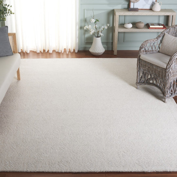 Safavieh Glamour Floral Hand Tufted Area Rug – Luxurious Ivory Design For Elegant Home Decor Solutions Ivory 50% Wool,40% Viscose,10% Cotton Glm620a-4