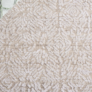 Safavieh Glamour Hand-tufted Runner Rug - Timeless Floral Elegance For Sophisticated Home Interiors Beige ,Ivory 50% Wool,40% Viscose,10% Cotton Glm620b-5