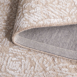 Safavieh Glamour Hand-tufted Runner Rug - Timeless Floral Elegance For Sophisticated Home Interiors Beige ,Ivory 50% Wool,40% Viscose,10% Cotton Glm620b-5