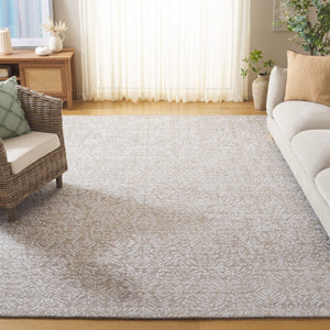 Safavieh Glamour Floral Hand Tufted Area Rug – Luxurious Ivory Design For Elegant Home Decor Solutions Beige ,Ivory 50% Wool,40% Viscose,10% Cotton Glm620b-4