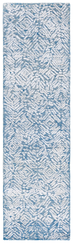 Safavieh Glamour Floral Hand Tufted Area Rug – Luxurious Ivory Design For Elegant Home Decor Solutions Blue ,Ivory 50% Wool,40% Viscose,10% Cotton Glm620m-4