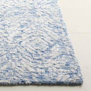 Safavieh Glamour Floral Hand Tufted Area Rug – Luxurious Ivory Design For Elegant Home Decor Solutions Blue ,Ivory 50% Wool,40% Viscose,10% Cotton Glm620m-4