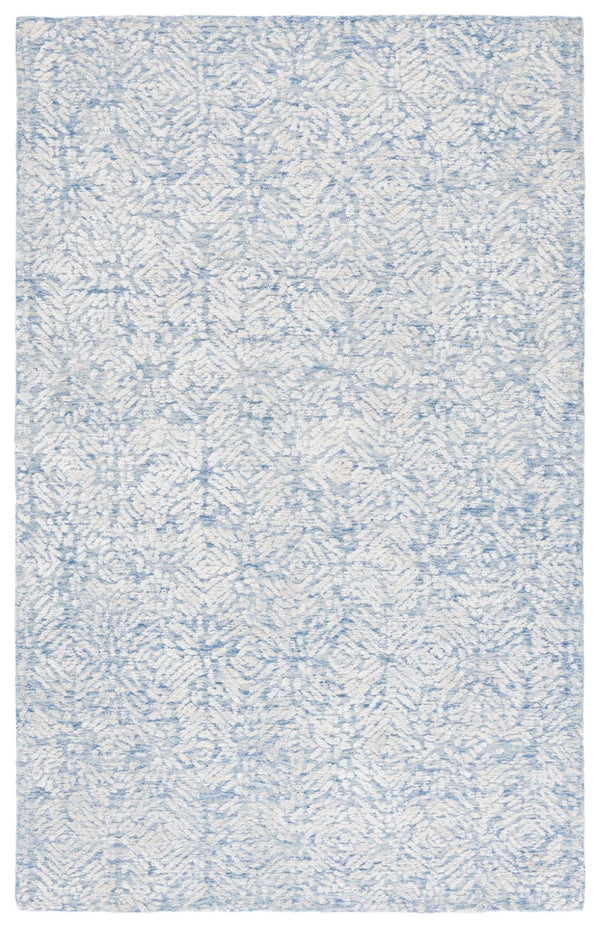 Safavieh Glamour Floral Hand Tufted Area Rug – Luxurious Ivory Design For Elegant Home Decor Solutions Blue ,Ivory 50% Wool,40% Viscose,10% Cotton Glm620m-4
