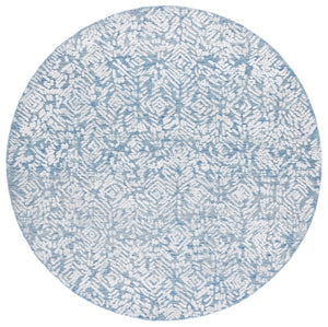 Safavieh Glamour Floral Hand Tufted Area Rug – Luxurious Ivory Design For Elegant Home Decor Solutions Blue ,Ivory 50% Wool,40% Viscose,10% Cotton Glm620m-4