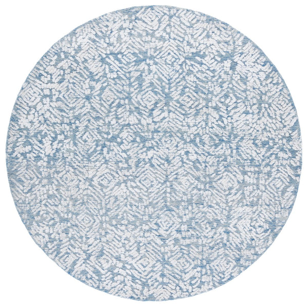 Safavieh Glamour Floral Hand Tufted Area Rug – Luxurious Ivory Design For Elegant Home Decor Solutions Blue ,Ivory 50% Wool,40% Viscose,10% Cotton Glm620m-4