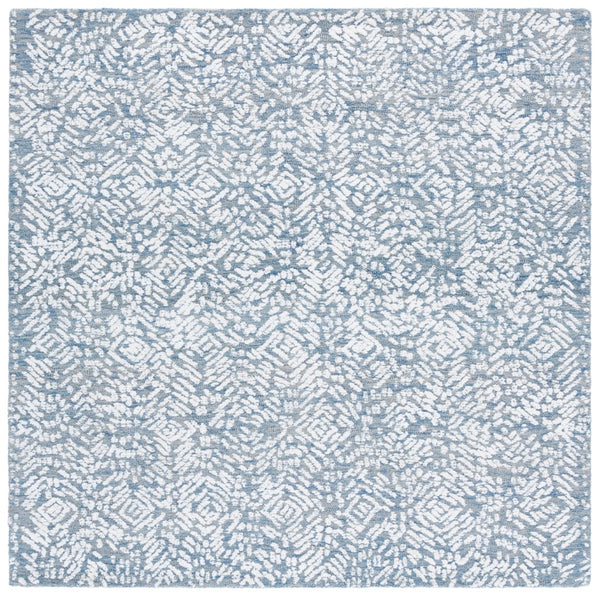 Safavieh Glamour Floral Hand Tufted Area Rug – Luxurious Ivory Design For Elegant Home Decor Solutions Blue ,Ivory 50% Wool,40% Viscose,10% Cotton Glm620m-4